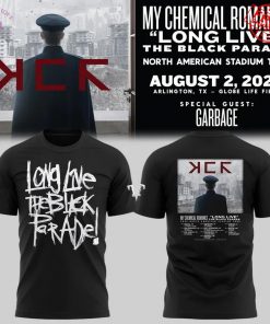 Texas Rangers Long Live The Black Parade Tour 2025 Limited T-Shirt