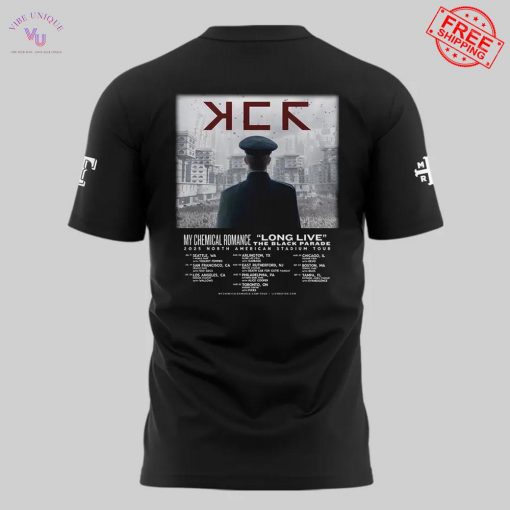Texas Rangers Long Live The Black Parade Tour 2025 Limited T-Shirt