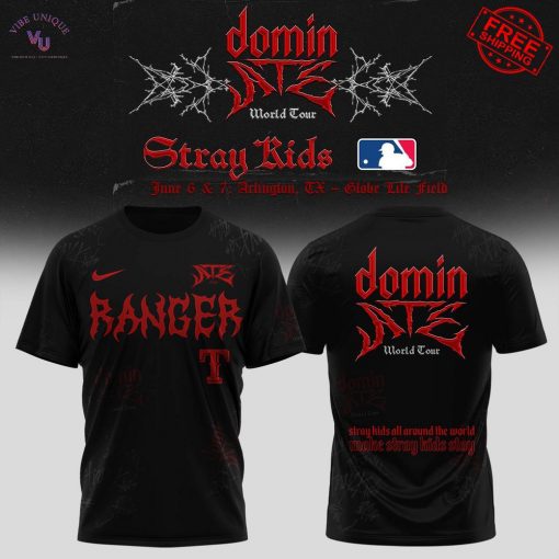 Texas Rangers domin-ATE World Tour 2025 Limited Merch Collection