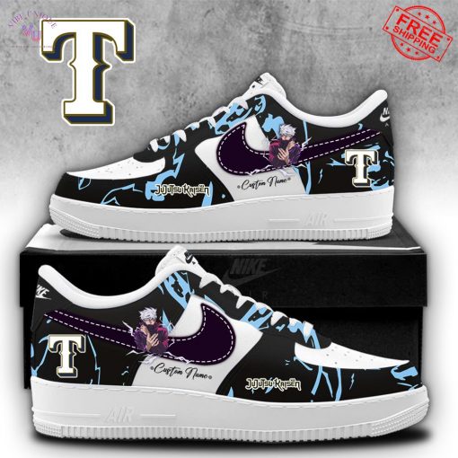 Texas Rangers x Jujutsu Kaisen Custom Name Limited Air Force 1