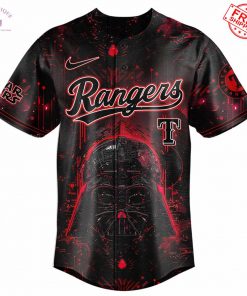 Texas Rangers x Star Wars Darth Vader 2025 Limited Baseball Jersey