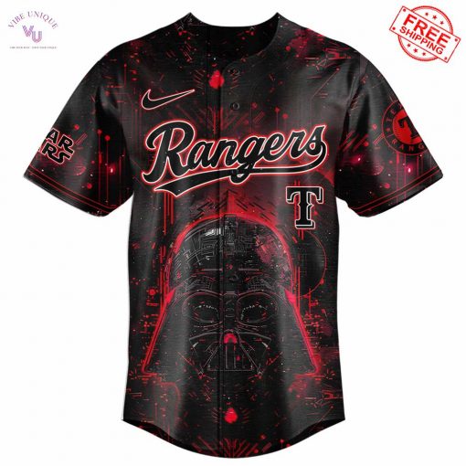 Texas Rangers x Star Wars Darth Vader 2025 Limited Baseball Jersey