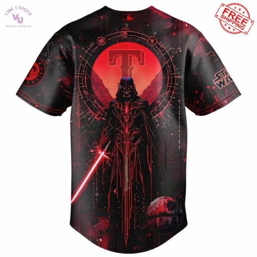 Texas Rangers x Star Wars Darth Vader 2025 Limited Baseball Jersey