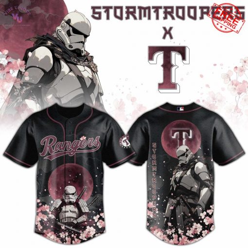 Texas Rangers x Star Wars Stormtrooper 2025 Limited Baseball Jersey