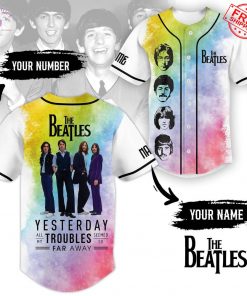 The Beatles Yesterday 60th Anniversary Custom Name Limited Baseball Jersey