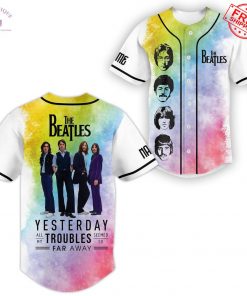 The Beatles Yesterday 60th Anniversary Custom Name Limited Baseball Jersey