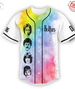 The Beatles Yesterday 60th Anniversary Custom Name Limited Baseball Jersey 3