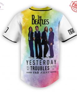 The Beatles Yesterday 60th Anniversary Custom Name Limited Baseball Jersey 4