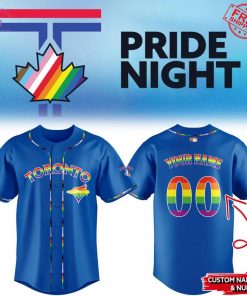 Toronto Blue Jays Pride 2025 Personalized Special Baseball Jersey