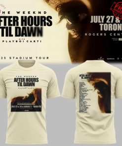 Toronto Blue Jays The Weeknd After Hours Til Dawn 2025 Limited T-Shirt
