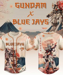 Toronto Blue Jays x Japan Gundam 2025 Limited Baseball Jersey