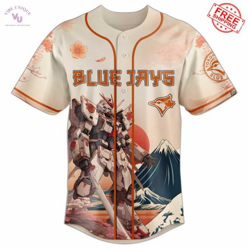 Toronto Blue Jays x Japan Gundam 2025 Limited Baseball Jersey