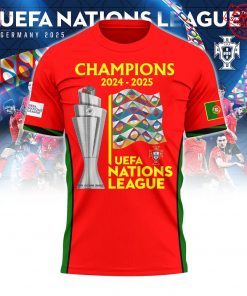 UEFA Nations League Germany 2025 Portugal Personalized Limited T-Shirt