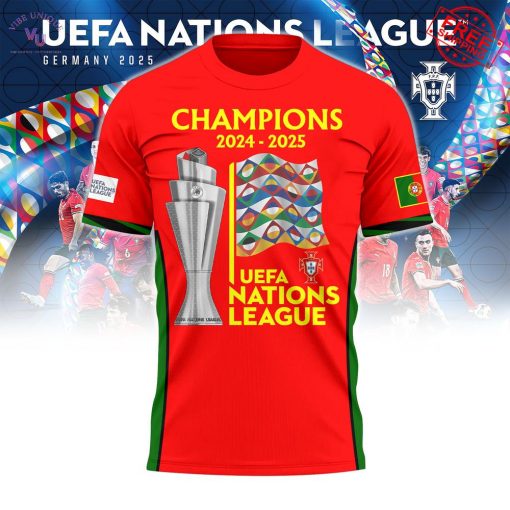 UEFA Nations League Germany 2025 Portugal Personalized Limited T-Shirt