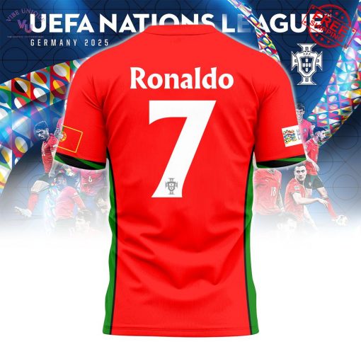 UEFA Nations League Germany 2025 Portugal Personalized Limited T-Shirt