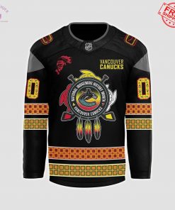 Vancouver Canucks 2025 National Indigenous Personalized Limited Hockey Jersey