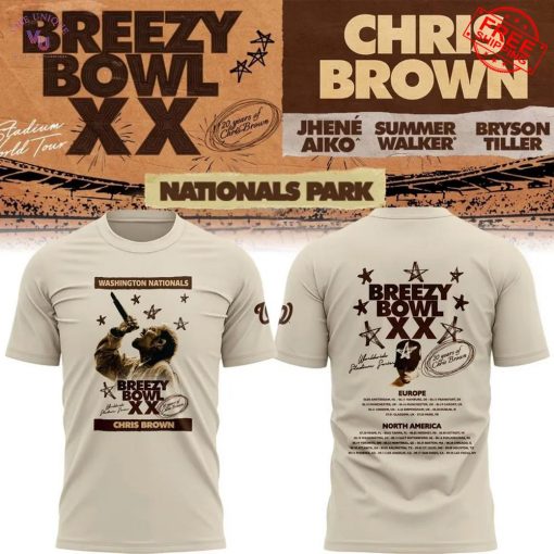 Washington Nationals x Breezy Bowl XX Limited T-Shirt