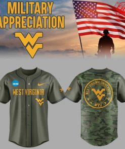 West Virginia Military Appreciation 2025 Limited Baseball Jersey