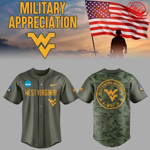 West Virginia Military Appreciation 2025 Limited Baseball Jersey