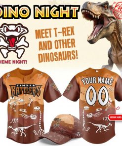 Wisconsin Timber Rattlers x Dino Night 2025 Limited Baseball Jersey
