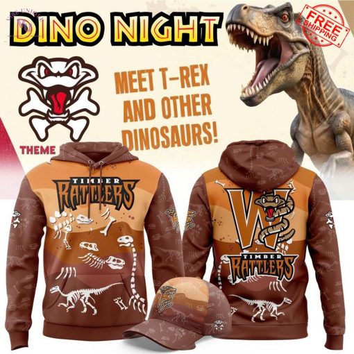 Wisconsin Timber Rattlers x Dino Night 2025 Limited Hoodie