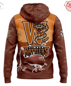 Wisconsin Timber Rattlers x Dino Night 2025 Limited Hoodie 3