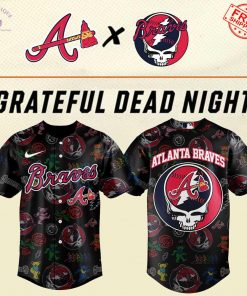 Atlanta Braves Grateful Dead Night 2025 Limited Baseball Jersey
