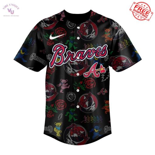 Atlanta Braves Grateful Dead Night 2025 Limited Baseball Jersey