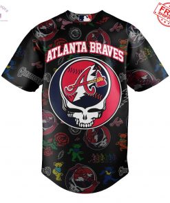 Atlanta Braves Grateful Dead Night 2025 Limited Baseball Jersey 3