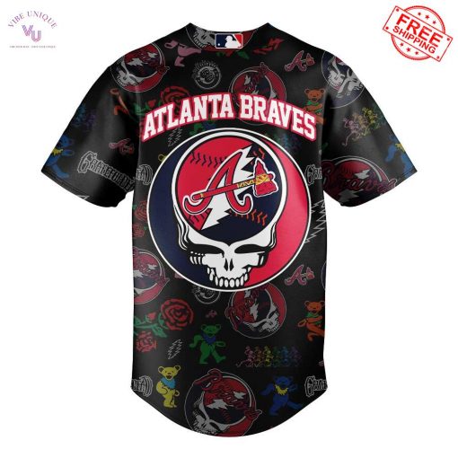 Atlanta Braves Grateful Dead Night 2025 Limited Baseball Jersey