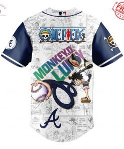 Atlanta Braves One Piece Straw Hat Pirates 2025 Limited Baseball Jersey 3