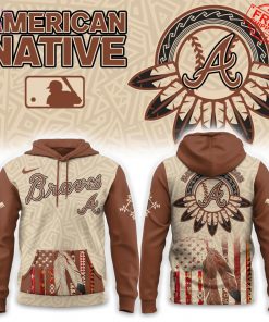 Atlanta Braves x Native American Heritage Special Hoodie 2025