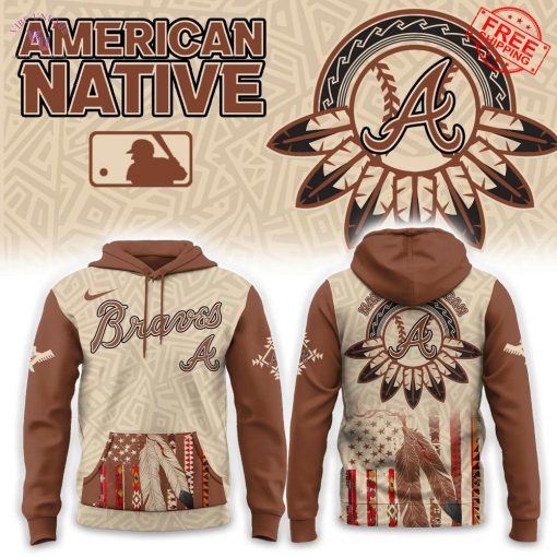 Atlanta Braves x Native American Heritage Special Hoodie 2025