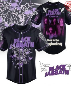 Black Sabbath Forever Back To The Beginning 2025 Limited Baseball Jersey