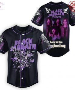 Black Sabbath Forever Back To The Beginning 2025 Limited Baseball Jersey