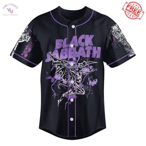 Black Sabbath Forever Back To The Beginning 2025 Limited Baseball Jersey