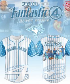 Blue Jays x The Fantastic 4 First Steps Limited Baseball Jersey