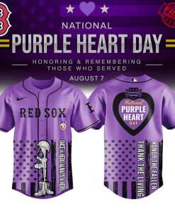 Boston Red Sox National Purple Heart Day 2025 Limited Baseball Jersey