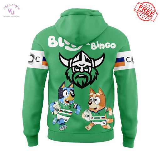 Canberra Raiders x Bluey and Bingo 2025 Limited Shirt Collection