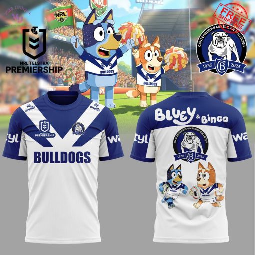 Canterbury Bulldogs x Bluey and Bingo 2025 Limited Shirt Collection