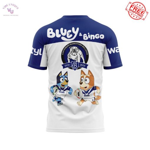 Canterbury Bulldogs x Bluey and Bingo 2025 Limited Shirt Collection