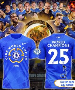 Chelsea FC Fifa Club World Tour Champions 2025 Limited T-Shirt