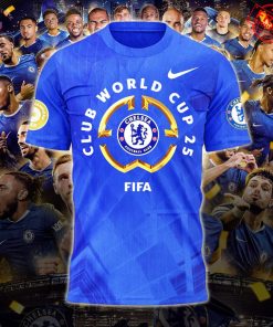 Chelsea FC Fifa Club World Tour Champions 2025 Limited T Shirt 2