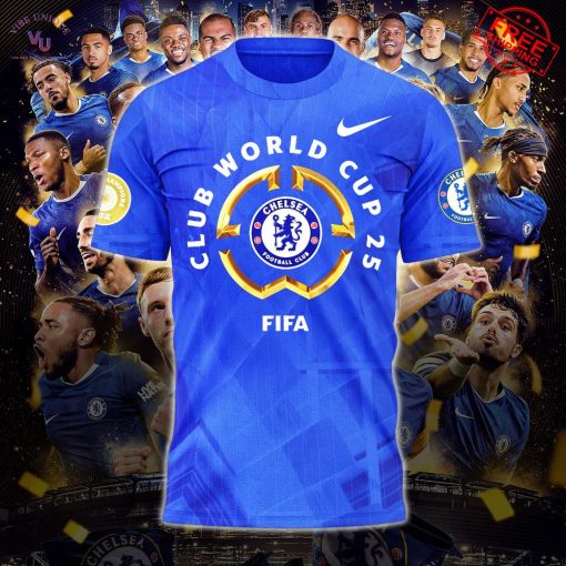 Chelsea FC Fifa Club World Tour Champions 2025 Limited T-Shirt