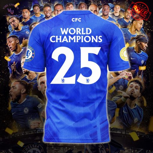 Chelsea FC Fifa Club World Tour Champions 2025 Limited T-Shirt