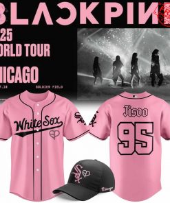 Chicago White Sox x Blackpink 2025 World Tour Personalized Limited Baseball Jersey 3