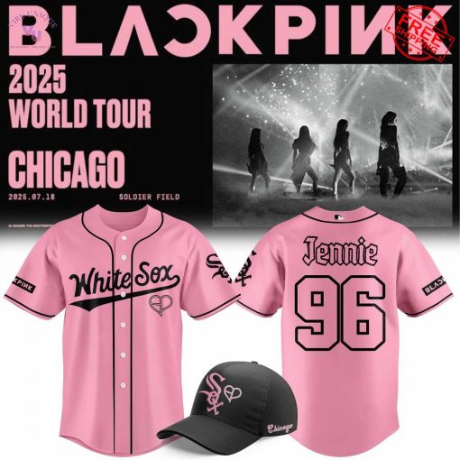 Chicago White Sox x Blackpink 2025 World Tour Personalized Limited Baseball Jersey