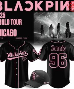Chicago White Sox x Blackpink 2025 World Tour Personalized Limited Baseball Jersey 5