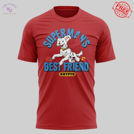 Cleveland Browns Look Up Superman Best Friend Krypto Limited T-Shirt