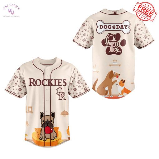 Colorado Rockies International Dog Day 2025 Limited Baseball Jersey